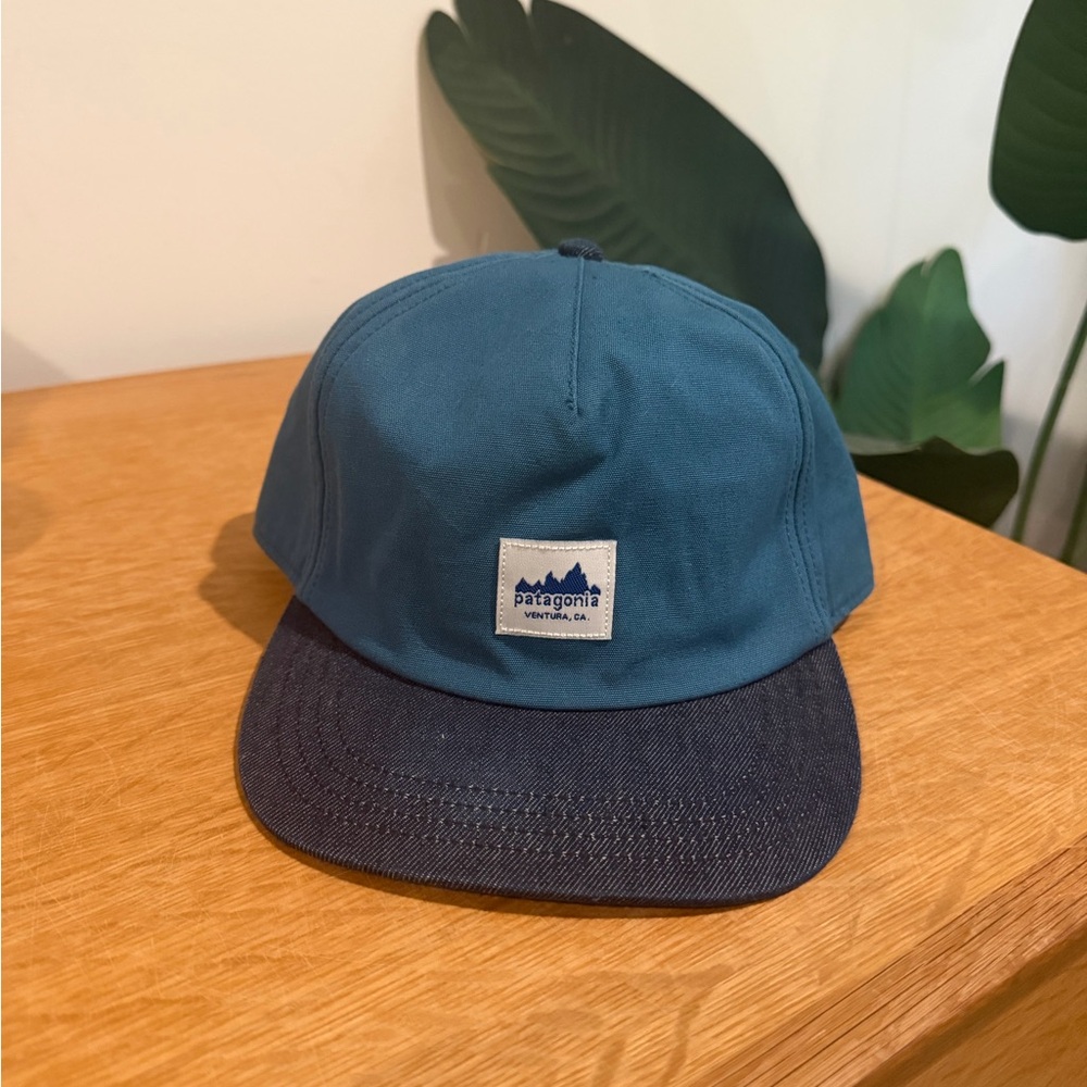 Patagonia Teal and Denim Hat